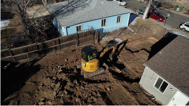 OJO Construction team providing precise excavation services in Boulder Colorado, laying the groundwork for successful builds.